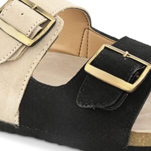 Cork Footbed Two-Strap, Cream