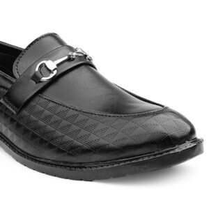 Quilted Horsebit Loafer, Black
